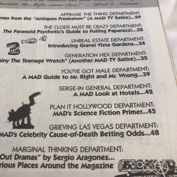 Vintage Mad Magazines March & May 1999 - Picture 7 of 16